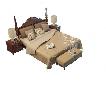 European Style Double Bed-ID:839977986