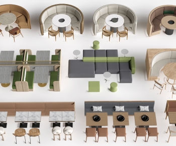 Modern Dining Table And Chairs-ID:419447904