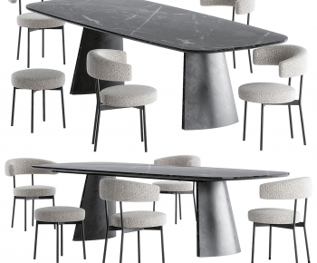 Modern Dining Table And Chairs-ID:818929918