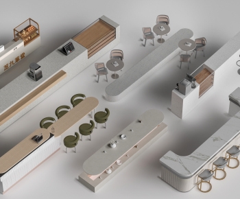 Modern Counter Bar-ID:245486025