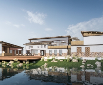 新中式民宿建筑-ID:920920457