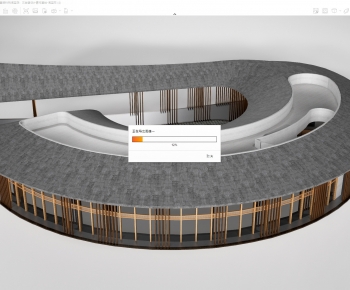 New Chinese Style Architecture Of Artistic Style-ID:252383955