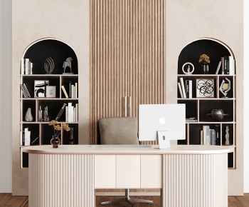 Modern Computer Desk And Chair-ID:144269555