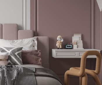 Modern Computer Desk And Chair-ID:468094119