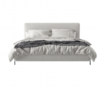 Modern Double Bed-ID:557949077