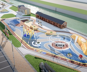 Modern Park Landscape-ID:278398043