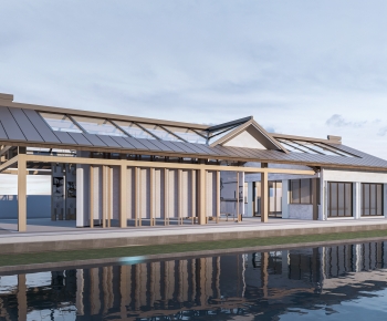 新中式展览建筑-ID:525388964