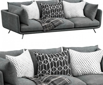 Modern Three-seat Sofa-ID:999480012