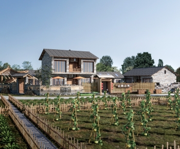 New Chinese Style Residential Building-ID:225624087