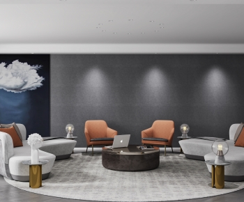 Modern A Living Room-ID:907639989