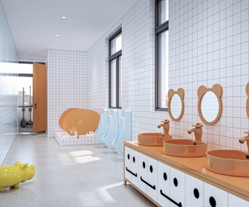 Modern Children's Restroom-ID:590877061
