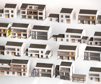 New Chinese Style Residential Building-ID:446625955