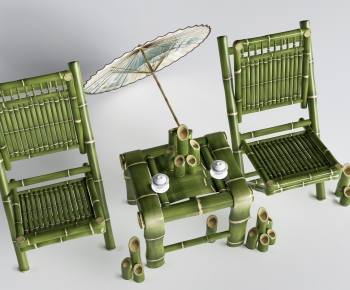 Chinese Style Leisure Table And Chair-ID:117491019