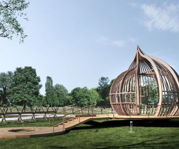 Modern Building Appearance-ID:265201094