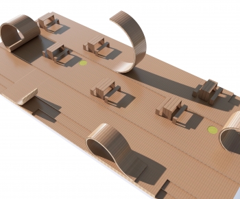 Modern Communal Chair-ID:382494934