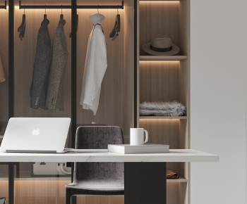 Modern Computer Desk And Chair-ID:685710971