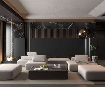 Modern A Living Room-ID:432907103