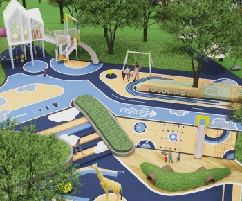 Modern Equipment For Children-ID:517894037