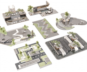 Modern Rockery Waterscape-ID:399677043