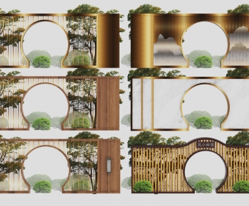 New Chinese Style Landscape Wall-ID:216097124