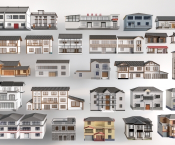 New Chinese Style Residential Building-ID:700315009