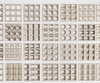 Modern Cement Brick Screen Partition-ID:675344947