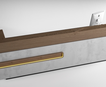New Chinese Style Reception Desk-ID:647691013