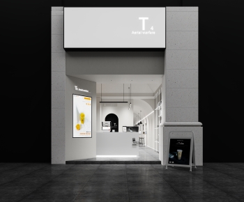 Modern Facade Element-ID:847706089