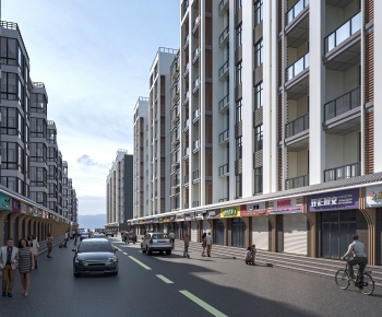 Modern Commercial Street-ID:400222067