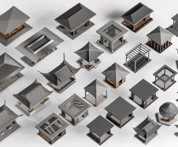 New Chinese Style Pavilion-ID:740447046