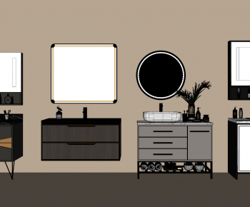 Modern Bathroom Cabinet-ID:964482075