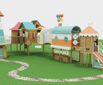 Modern Equipment For Children-ID:154135942