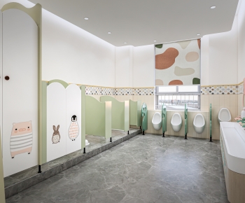 Modern Children's Restroom-ID:505768065