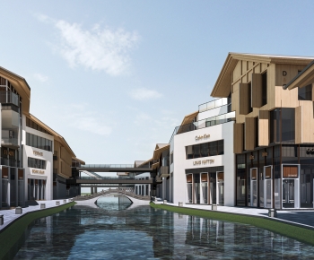 Modern Commercial Street-ID:927654035