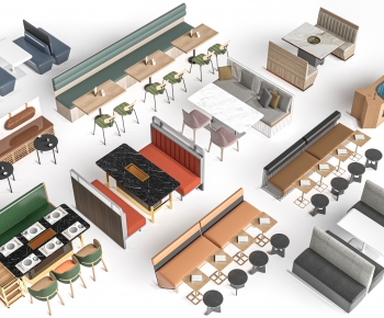 Modern Dining Table And Chairs-ID:478837016