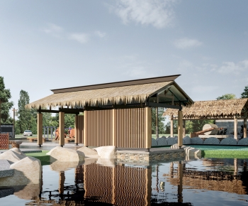 New Chinese Style Pavilion-ID:587445976