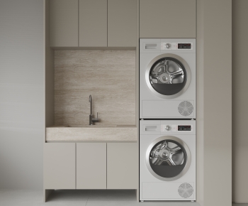 Modern Laundry Cabinet-ID:177486907