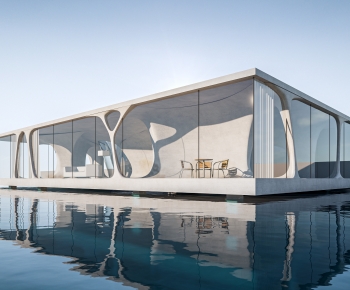 Modern Architecture Of Artistic Style-ID:628808023