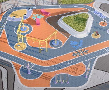 Modern Park Landscape-ID:462999311