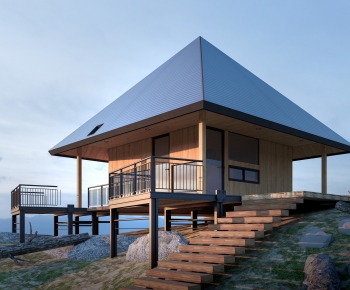 Modern Building Appearance-ID:302880058