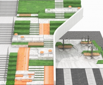 Modern Building Component-ID:769371994