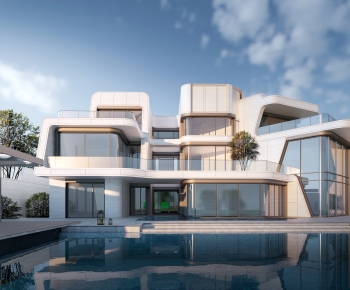 Modern Detached Villa-ID:452260972