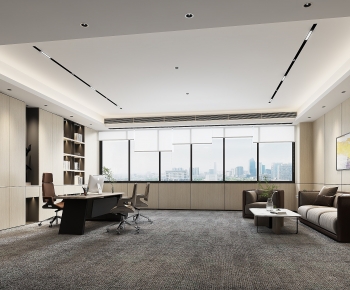 Modern Manager's Office-ID:605034114