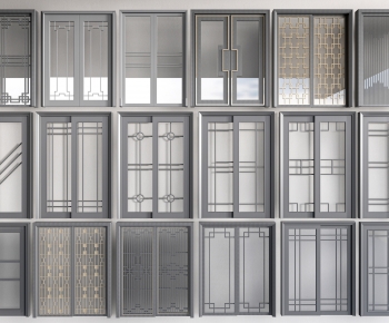 Modern Sliding Door-ID:608170995