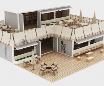 New Chinese Style Building Appearance-ID:227552897