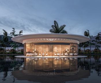 Modern Appearance Of Commercial Building-ID:203309144