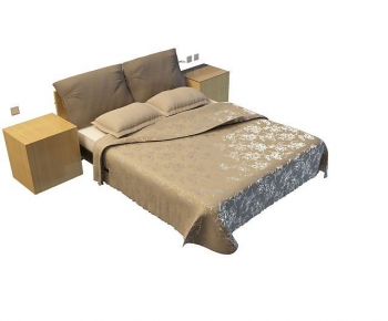 Modern Double Bed-ID:464260657