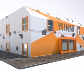 Modern Industrial Building-ID:139338026