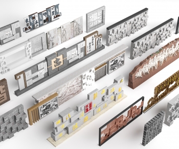 New Chinese Style Landscape Wall-ID:434632061