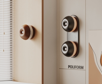 poliform现代圆形壁灯组合-ID:796230083
